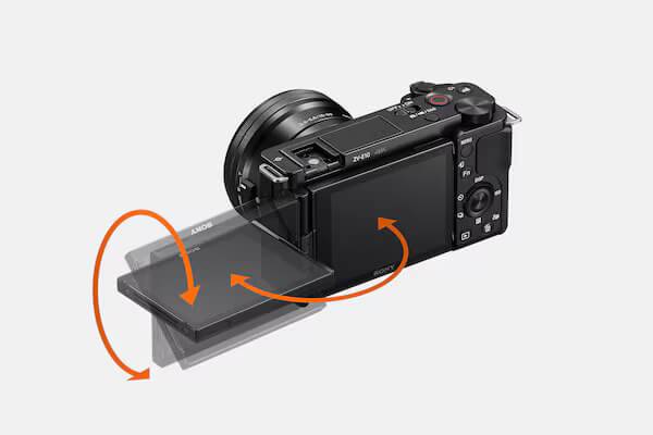 侧翻式可变角度 LCD 屏