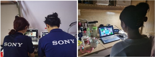 高校支教同学参与在线宣讲和培训