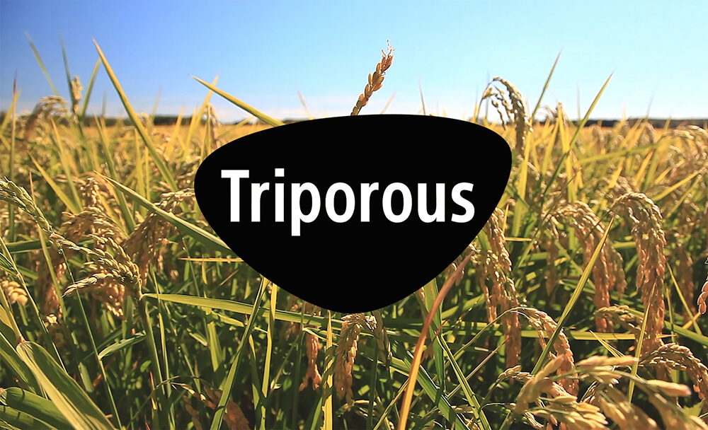 Triporous制成的衣服和毯子