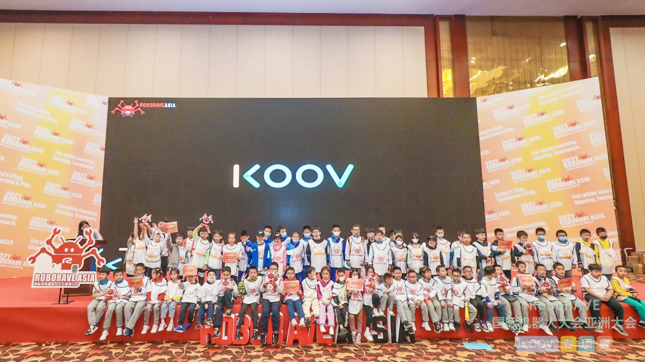 2021 RoboRAVE国际机器人大赛亚洲分会KOOV专项赛获奖者合影