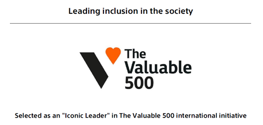 索尼加入“The Valuable 500”