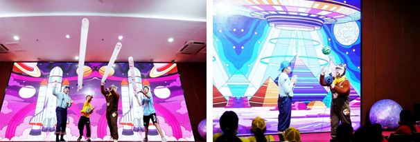 索尼探夢全新科普劇“太空漫步”表演現(xiàn)場