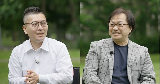 内田義崇(左)和堀井昭洋(右)