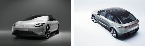 左：VISION-S01 右：VISION-S02 SUV原型車