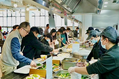 索尼（中国）有限公司上海分公司员工餐厅   索尼协生蔬菜品尝活动