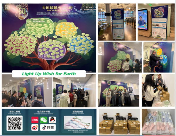 上海STC办公室地球一小时线下活动现场