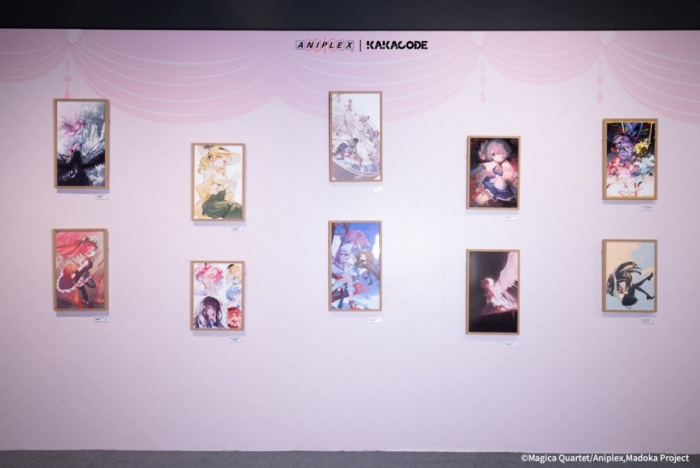 “百日绘创作挑战”部分作品亮相《魔法少女小圆》15周年纪念特展
