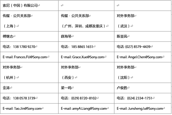 如欲查询更多资料， 欢迎对接公关部联络