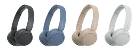 索尼舒适高效头戴式耳机WH-CH520，多彩莫兰迪配色，颜值出众、兼具时尚和品质之感