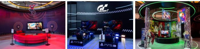 AWE2026现场，电影、游戏及动画三大家庭娱乐场景体验区