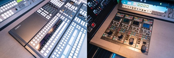 XVS-G1专业切换台、HDRC-4000交叉变换器 现场图