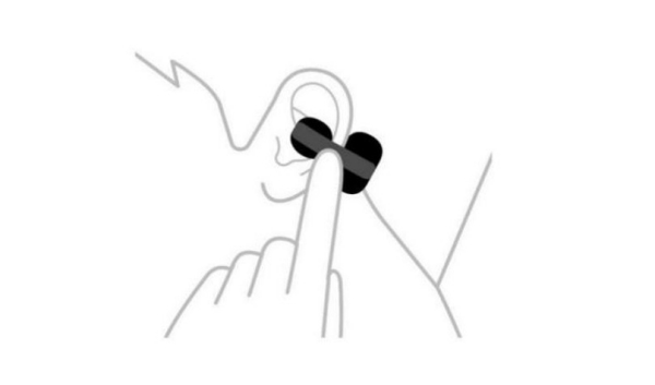 索尼音扣LinkBuds Clip切换模式操作示意图