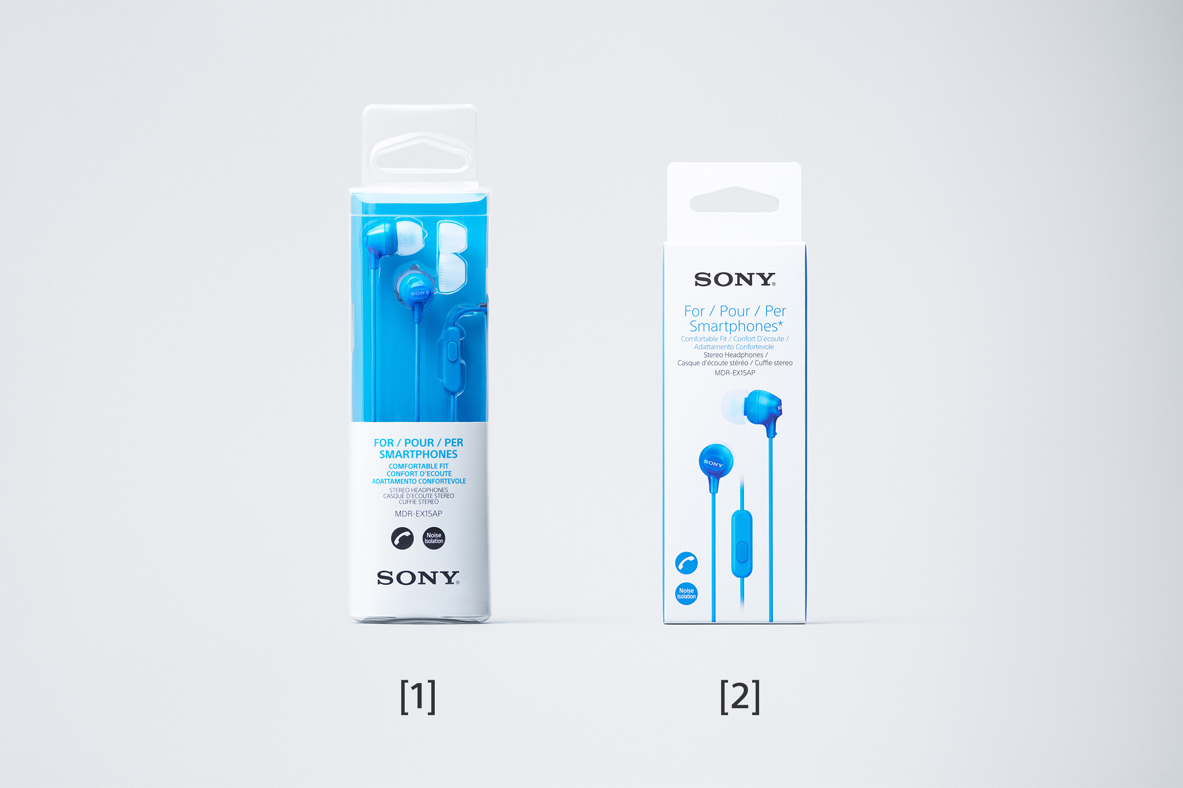 MDR-EX15AP产品包装概览比较