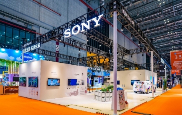 索尼展台全貌