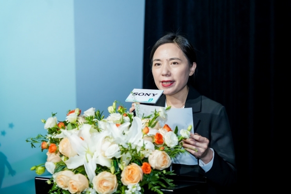 索尼中国高级副总裁金燕敏致辞